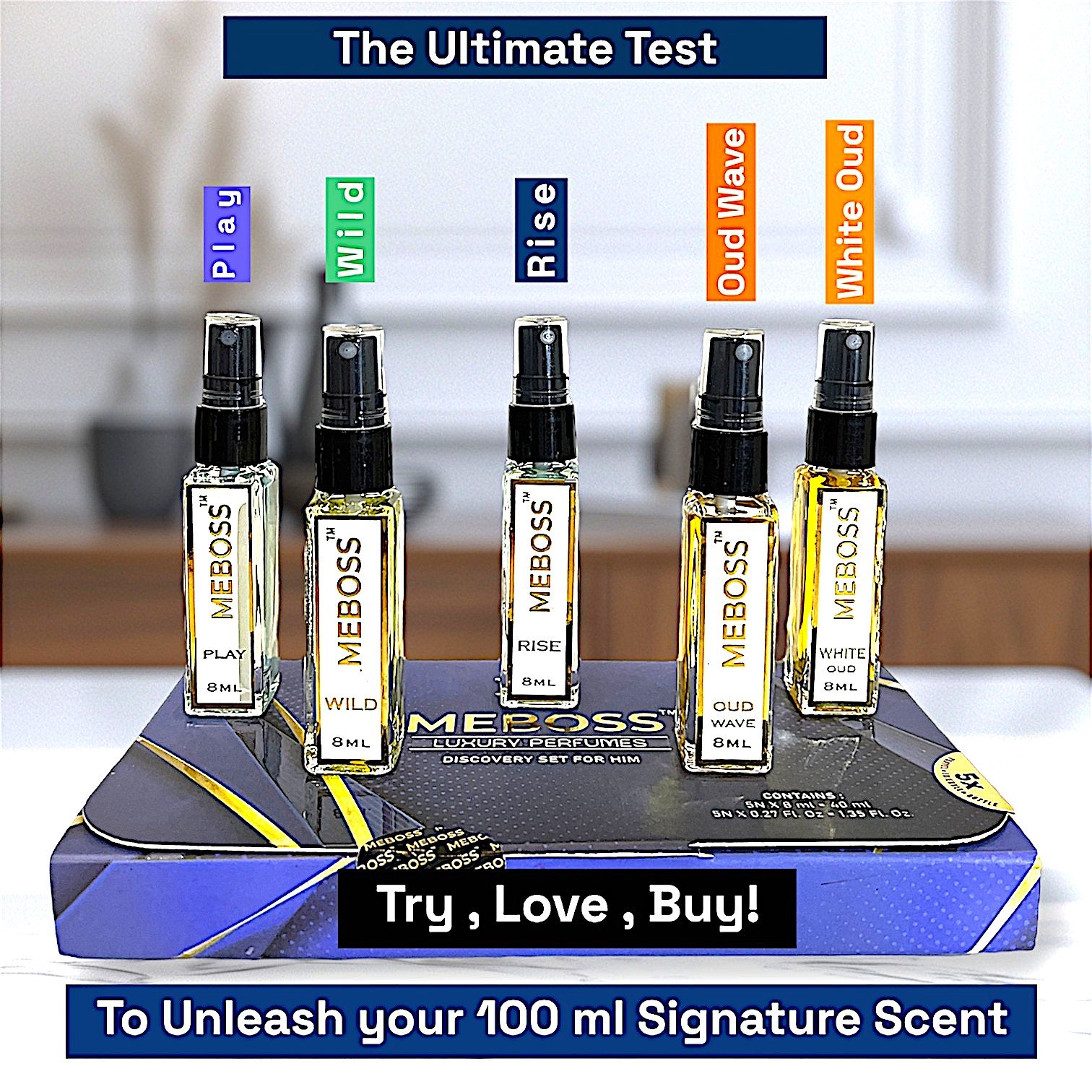 Men's Discovery Set of 5 x 8ml bottles | Signature Series